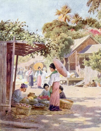Strada a Nyaung-u da Robert George Talbot Kelly